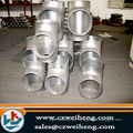 Steel forging 45 degree y branch pipe fitting lateral tee